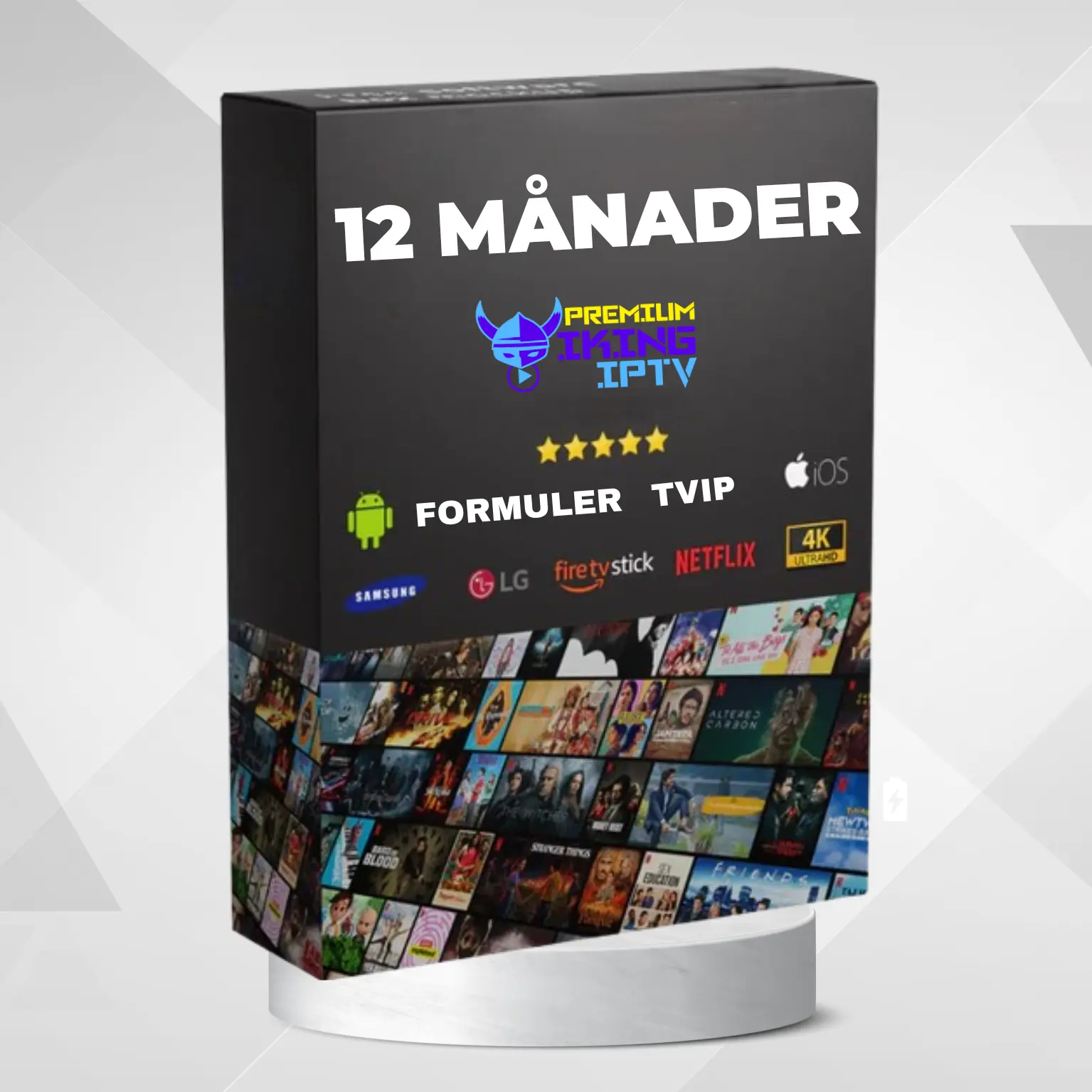 12 Månaders IPTV-Abonnemang