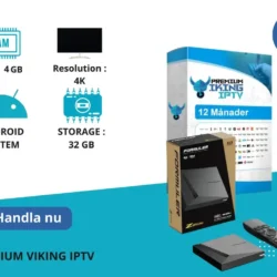 12 Månader IPTV och Formuler Z11 Pro Box erbjudande med Viking iptv