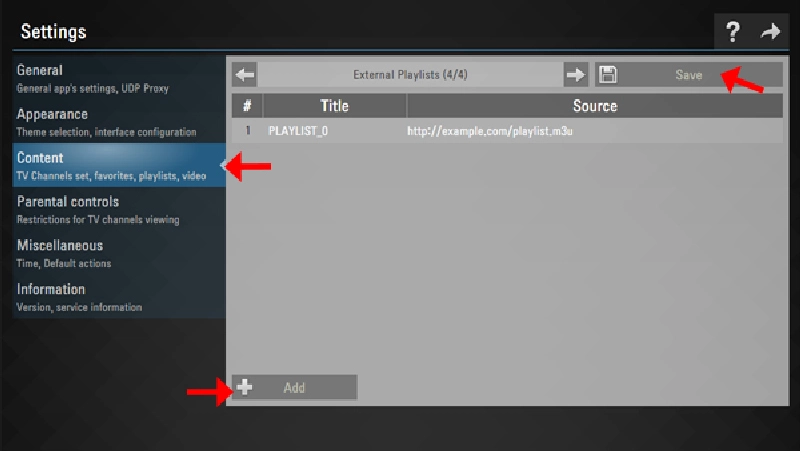 ss iptv configuration 