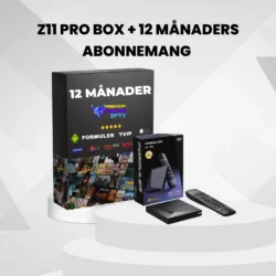 12 Månader IPTV och Formuler Z11 Pro Box erbjudande med Viking iptv