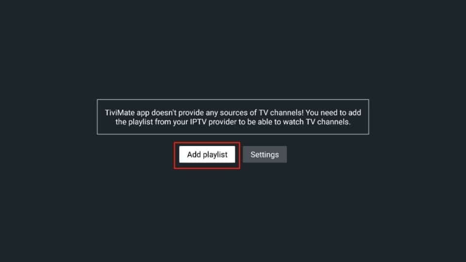 lägg till spellista på " tivimate iptv player "