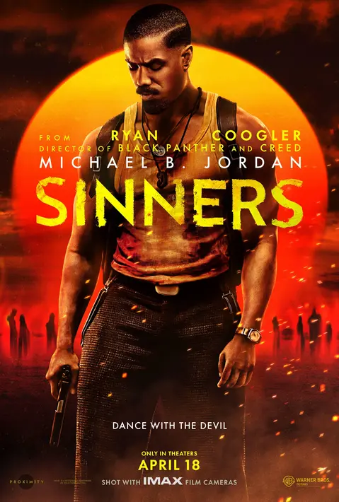 Michael B. Jordan i den dramatiska thrillern Sinners med atmosfärisk belysning och spänning, streambar via monster iptv