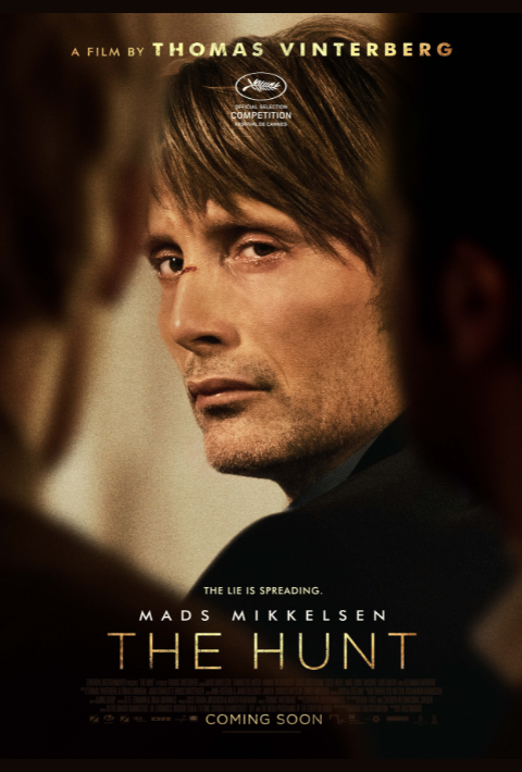 Mads Mikkelsen i den intensiva thrillern The Hunt regisserad av Thomas Vinterberg, streambar genom monster iptv